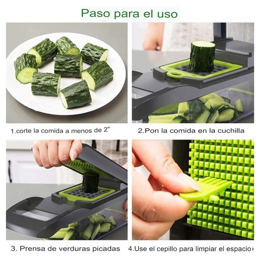 Rallador de Cocina Todo en Uno 12 en 1